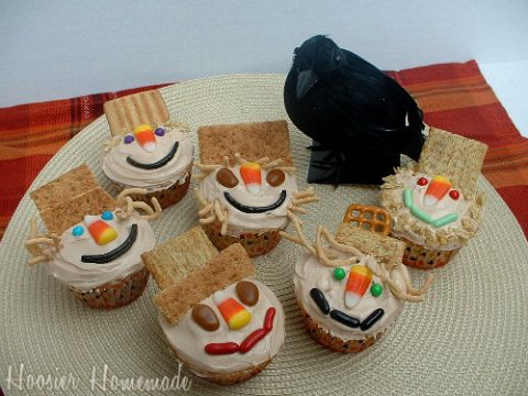 Scarecrow Cupcakes Cupcake Tuesday Hoosier Homemade