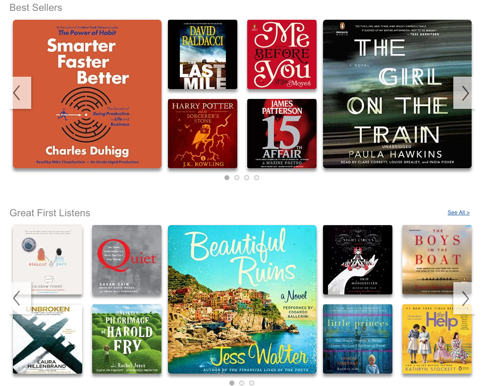 good books on audible