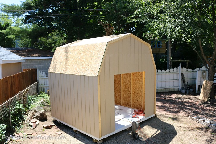She Shed: The Roof: Part 4 of the Backyard Makeover 