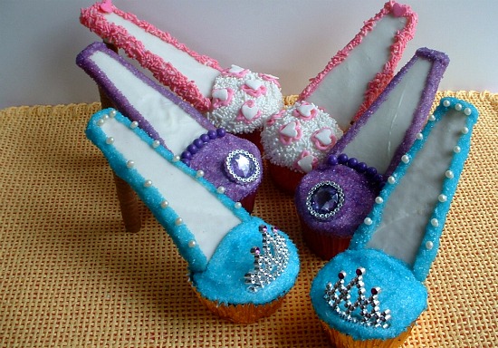 Mother’s Day Cupcakes: Stiletto Shoes