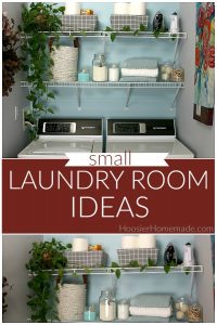 Small Laundry Room Ideas - Hoosier Homemade