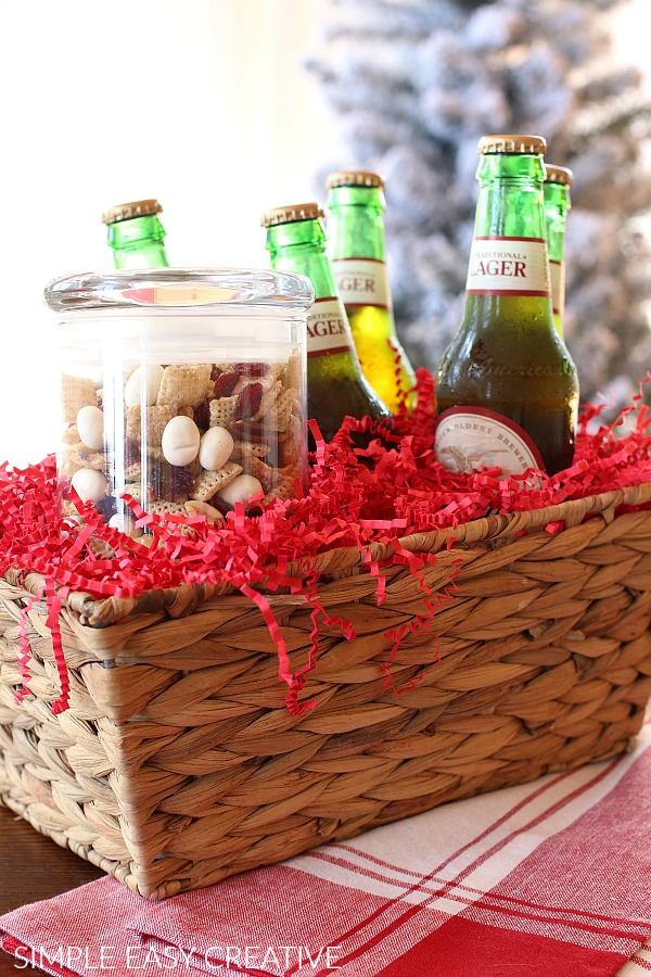 creative gift basket ideas for men