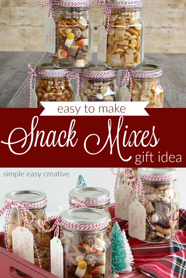 Snack Recipes - Easy Mason Jar Snacks Ideas