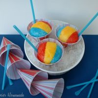 Snow Cone Cupcakes: Tutti-Frutti Flavored