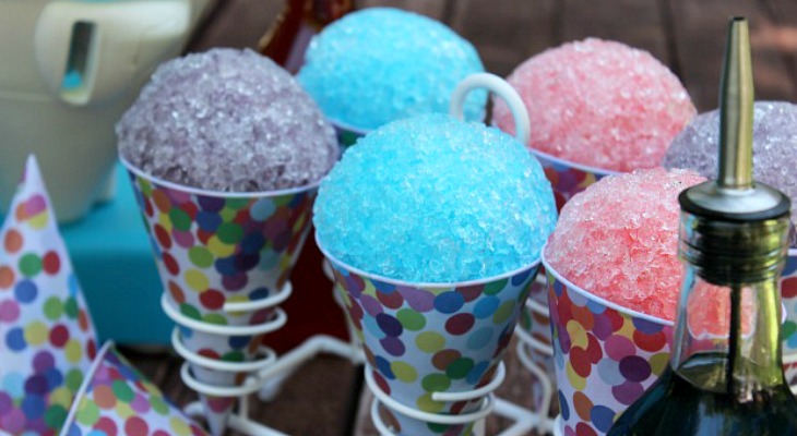 Homemade Snow Cones: 3 Ingredient Syrup Recipe - Hoosier Homemade