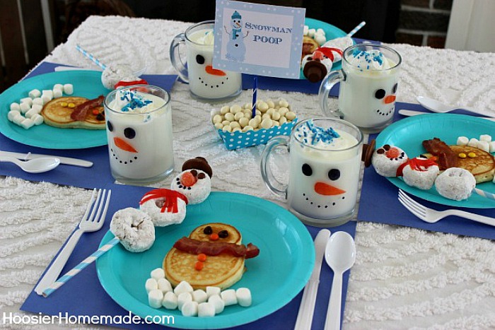 Snowman Breakfast: Holiday Inspiration