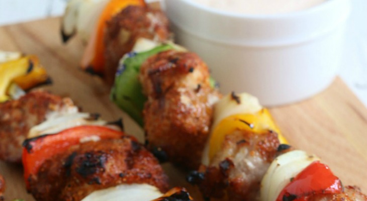 Southwestern Pork Kabobs