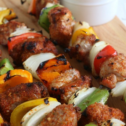 Add a little kick to your grill! These Southwestern Pork Kabobs are full of flavor, easy enough for a weeknight meal but special enough to serve at a party!