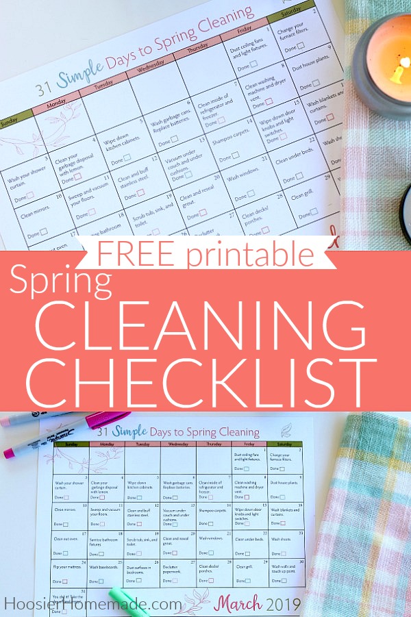 Spring Cleaning Checklist