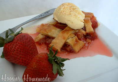 Strawberry Rhubarb Cobbler