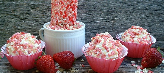 Strawberry Shortcake Ice Cream Bar Cupcakes: Cupcake Tuesday