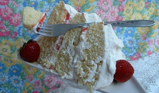 Fresh Strawberry Layer Cake