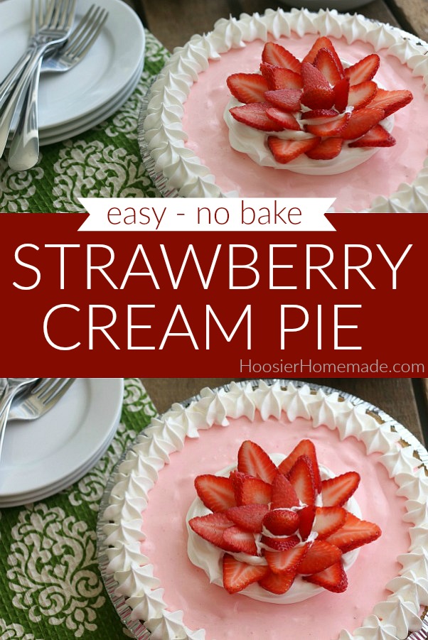 Strawberry Cream Pie