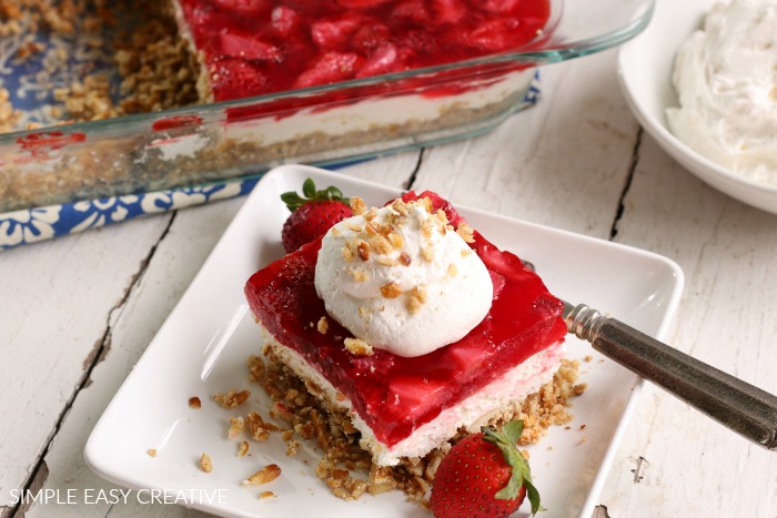 Strawberry Pretzel Salad