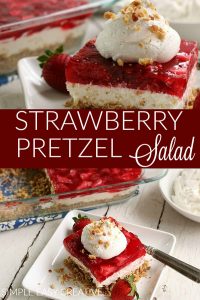 Strawberry Pretzel Salad - Hoosier Homemade