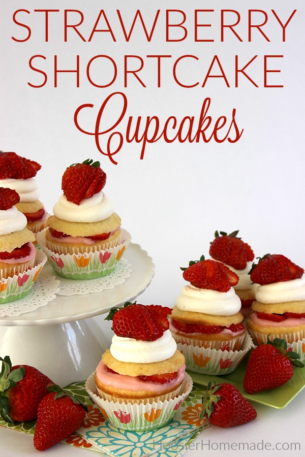 Cupcakes with Strawberries