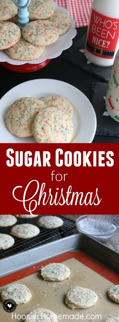 Sugar Cookies for Christmas - Hoosier Homemade