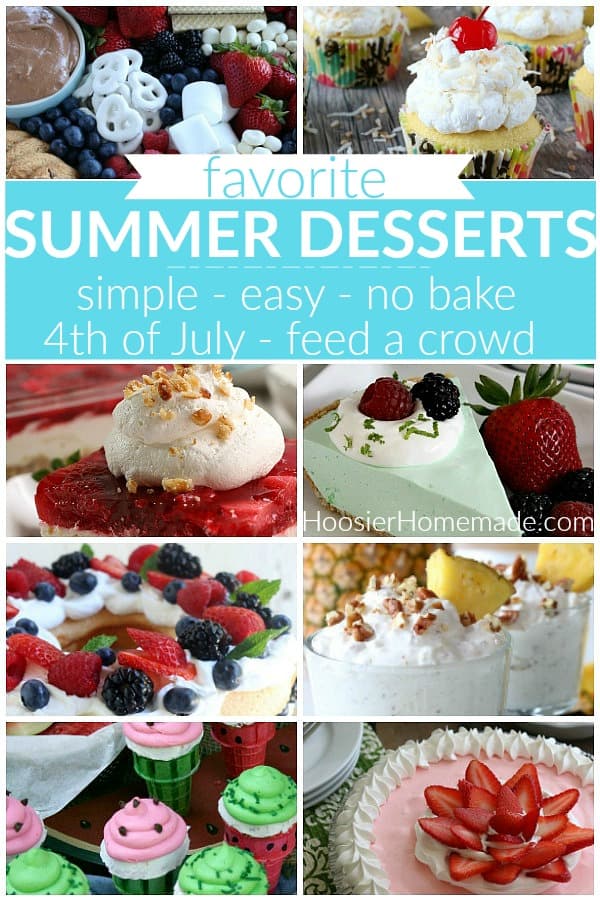 Summer Desserts Hoosier Homemade