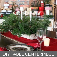 DIY Christmas Table Centerpiece