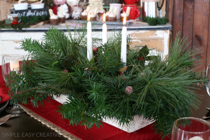 Fresh Greens Centerpiece: Holiday Inspiration