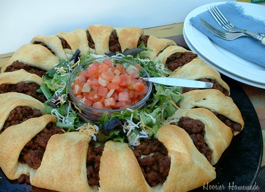 Taco Ring and Our Menu Plan - Hoosier Homemade