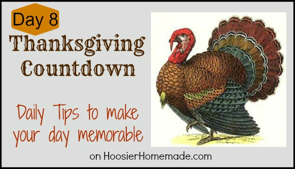 Thanksgiving Countdown: Day 8: Cleaning the House