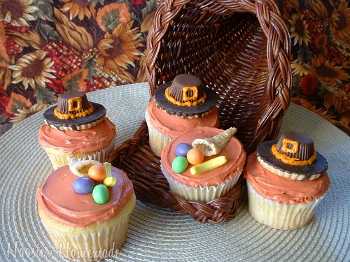 Thanksgiving Cupcakes for the Cupcake Challenge