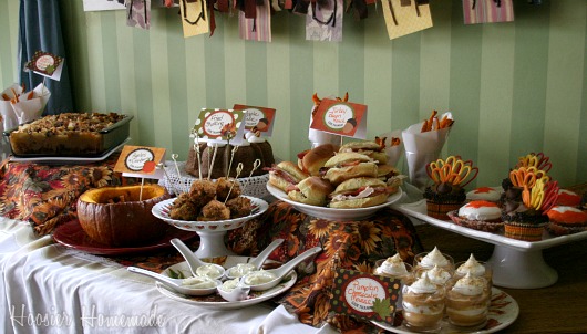 Thanksgiving Countdown: Day 4: Setting up a Buffet ...