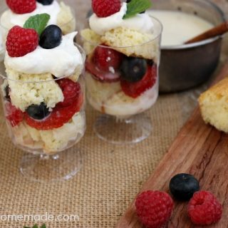 Tres Leches and Berry Parfaits