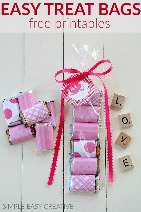 DIY Valentine's Day treat bags for kids