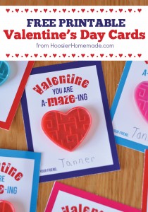 Valentine's Day Cards to Print - Hoosier Homemade