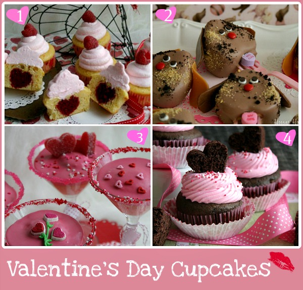 Valentine’s Day Cupcakes Round-up