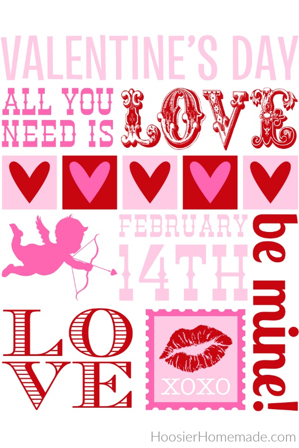 Valentines Day Decor Printables