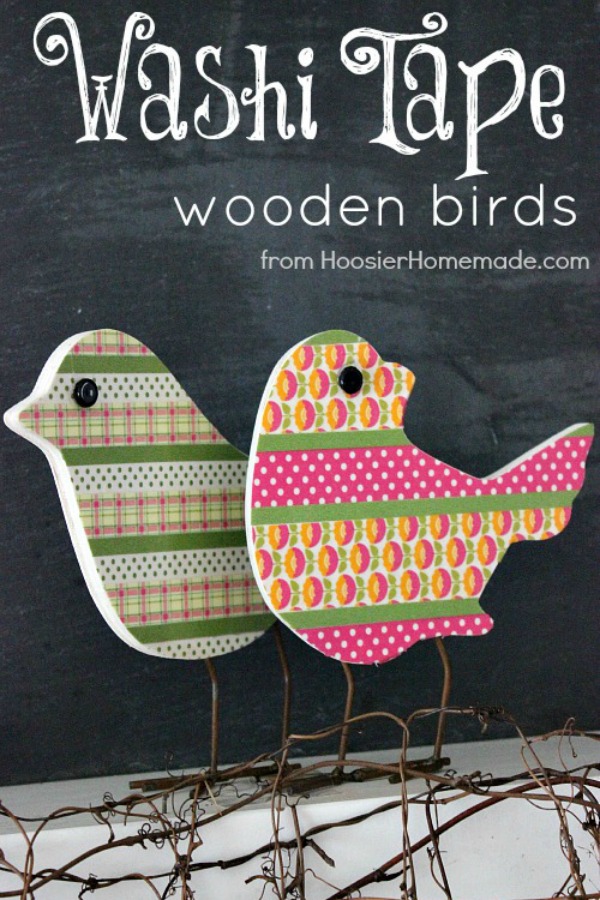 wooden birds for crafts