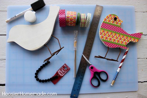 wooden birds for crafts