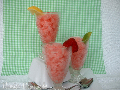 Watermelon Granita and Homemade Popsicles