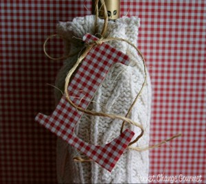 Wine Bottle Cover from Thrift Store Sweater: 100 Days of Homemade ...