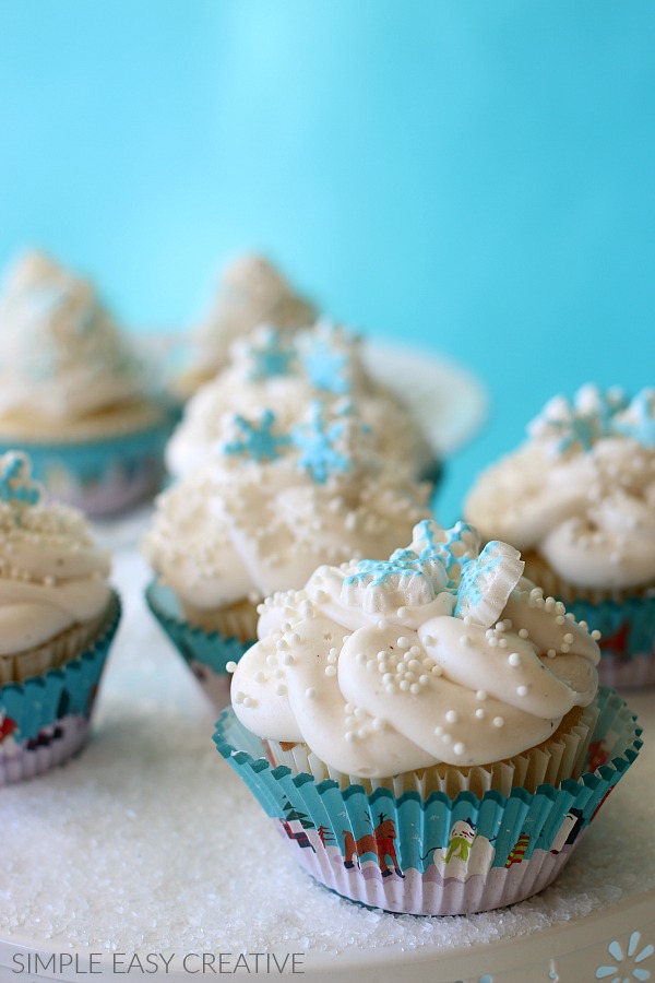 Snowflake Cupcakes