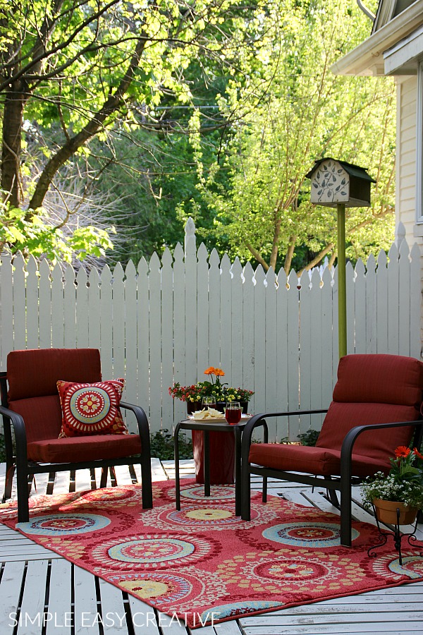 chair made from decking