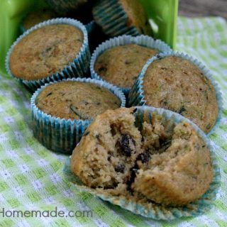 Zucchini Raisin Muffins