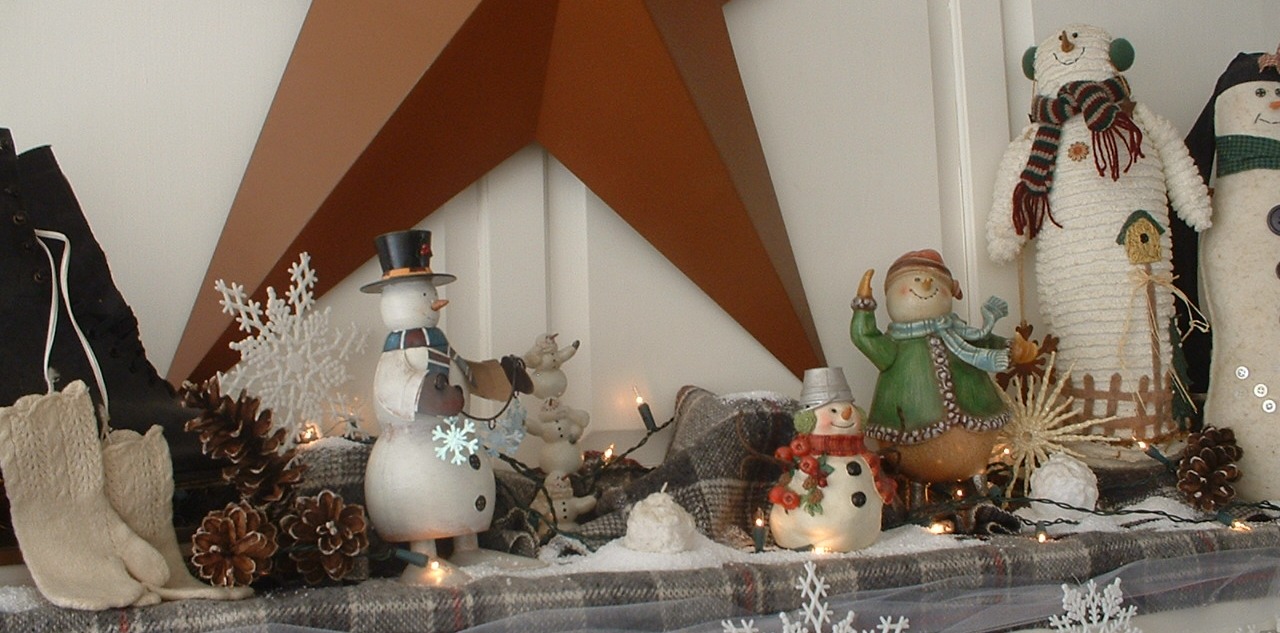 How to decorate your Mantle for Winter
