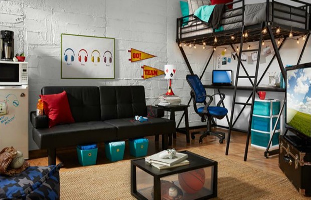 Back to School: College Dorm Rooms | Guy dorm rooms, Cool dorm rooms ...