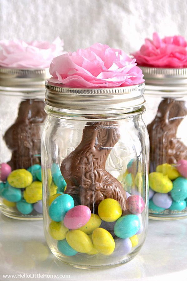 Mason Jar Easter Baskets