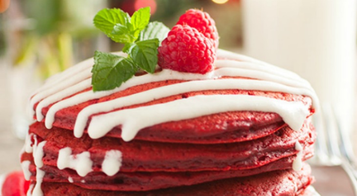 Red Velvet Pancakes: Holiday Inspiration