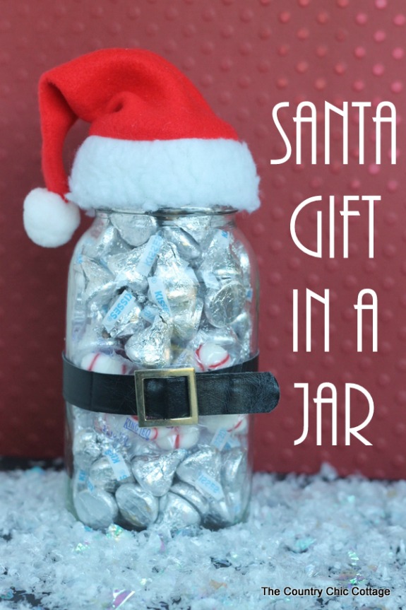 Santa Gift Jar: Homemade Holiday Inspiration - Hoosier Homemade