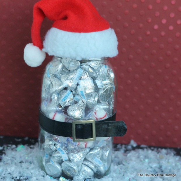 Santa Gift Jar: Homemade Holiday Inspiration