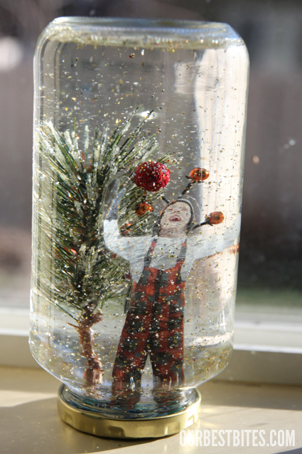 DIY Snow Globe- 100 Days of Homemade Holiday Inspiration - Hoosier Homemade