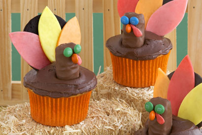 Cupcake Corner ~ Thanksgiving Cupcakes - Hoosier Homemade